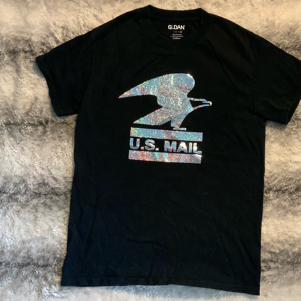 Gildan Black Graphic Men's T-Shirt